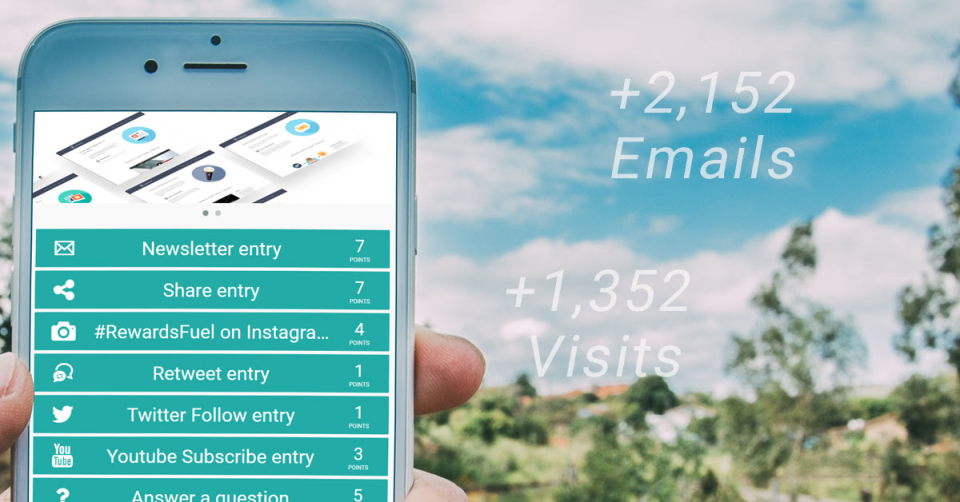 screenshot of Rewards Fuel
